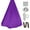 Purple S, variant on Sensory Therapy Swing Hammock Double Layer Fabric 300lbs Strong Load-bearing Capacity 360-Degree Rotating Indoor Outdoor Swing