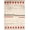 Red, variant on ECARPET Modern Geometric Indoor Area Rug Remi Collection