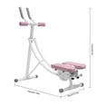 thumbnail image 5 of Aiqidi LED Foldable Ab Trainer Abdominal Workout Machine Rotatable Core Abdomen Shaper Waist Exercise Fitness Equipment, Pink, 5 of 12