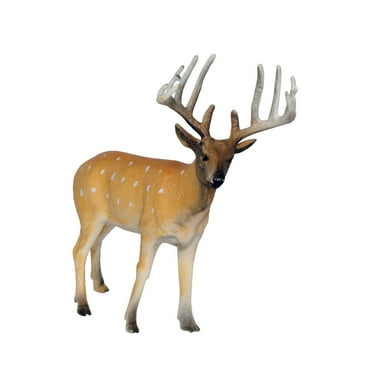 Mini Animal Adventure White Tail Deer – Small Realistic Forest Animal Toy Figure from Deluxebase