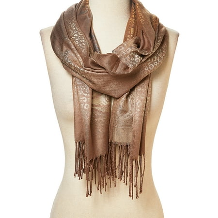 Tan Scarfs for Women Neck Fashion Scarfs for Winter Paisley...