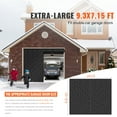 SKYSHALO Winter Garage Door Screen, 9.28x7.15FT, Thermal Insulation