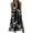 Multicolor, variant on Women's Bohemian Summer Maxi Dress Floral Print Sleeveless Loose Long Beach Dresses