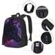 thumbnail image 2 of Disketp Galactic Wolf Stare Mochila Minimalista de Gran Capacidad, Mochila de Viaje para Escuela, Trabajo o Uso Diario, 2 of 6