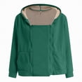 thumbnail image 6 of mgoYE Women's Zip Up 3 in 1 Maternity Ba’by Wearing Hoodie Sweatshirt Jacket(Green,L), 6 of 9
