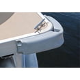 thumbnail image 1 of Taylor Made BOAT FENDER 31038 Corner Guard; Mount Over Radius Or 90 Degree Pontoon Corners; 3 Inch Width x 12 Inch Length; Silver; PVC; With Stainless Fasteners; Single, 1 of 2