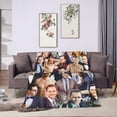 thumbnail image 4 of Tom Hiddleston Blanket Soft and Warm Lightweight Fluffy Throws Blankets Rug Carpet Gift for Beach Yoga Bedroom Living Room Decoration Sofa Camping Trip Dorm Decor All Season, 4 of 6