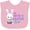 AD-Pink, variant on My 1st Easter with Bunny and Easter Basket Girls Baby Bib