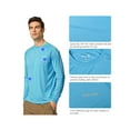 thumbnail image 4 of BALEAF Mens Shirts Long Sleeve Sun Protection T-Shirt UV SPF UPF 50+ Quick Dry Lightweight Fishing Shirts Blue Size XL, 4 of 6