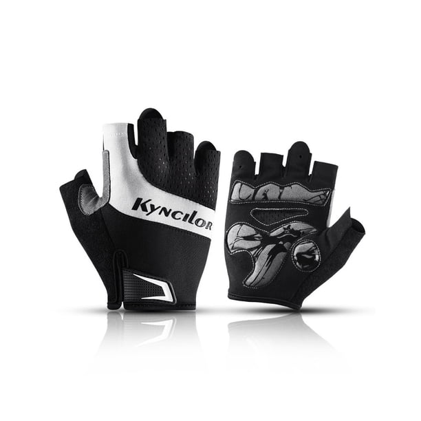 Sonducket 2 piezas de guantes de ciclismo para hombre, Protector deportivo antideslizante para exteriores, verano, a prueba de golpes, antisudor, Ciclismo Negro SG