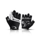 thumbnail image 5 of Greeniant Guantes de ciclismo de 2 piezas para hombre y mujer, Protector deportivo antideslizante, a prueba de golpes, antisudor, medio dedo, Negro SG 2piezas, 5 of 6
