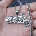 thumbnail image 2 of Stainless Steel Motorcycle Pendant Necklace For Men Retro Party Club Clavicle Jewelry, 2 of 5