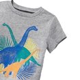 thumbnail image 4 of Fesfesfes Kids 80s Outfits For Boys Children's T-shirt Children's Car-toon Printed T-shirt Summer Knitted Cotton Crew-neck Boy Top Set Suitable For Ages 2-7 6-7 Years, 4 of 4