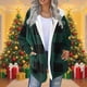 thumbnail image 1 of Cárdigan de mujer con estampado de moda, cálido, con hombros descubiertos, chaqueta de plumón, blusa de manga larga para mujer, 1 of 5