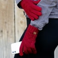 thumbnail image 3 of CC Cable Knit Fleece Lined Gloves, 3 of 6