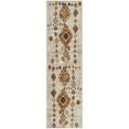 thumbnail image 3 of SAFAVIEH Sagamore Camille Southwestern Runner Rug, Light Grey/Terracotta, 2'3" x 12', 3 of 9