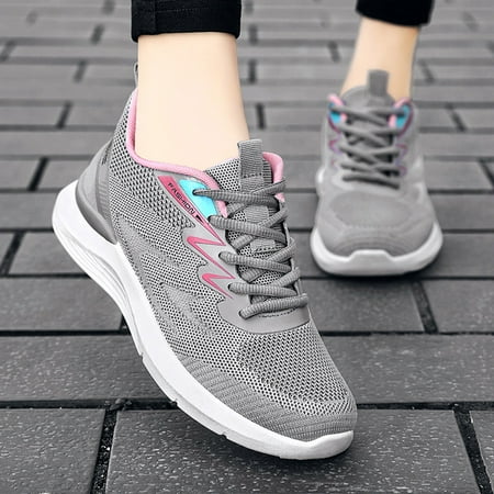 

Fashion Autumn Women Sports Shoes Flat Lightweight Mesh Comfortable Wave Stripes Simple Style Walking Sneakers for Women Size 8 Just So So Women s Sneakers Dudes Sneakers for Women Womens Size 8 Slip