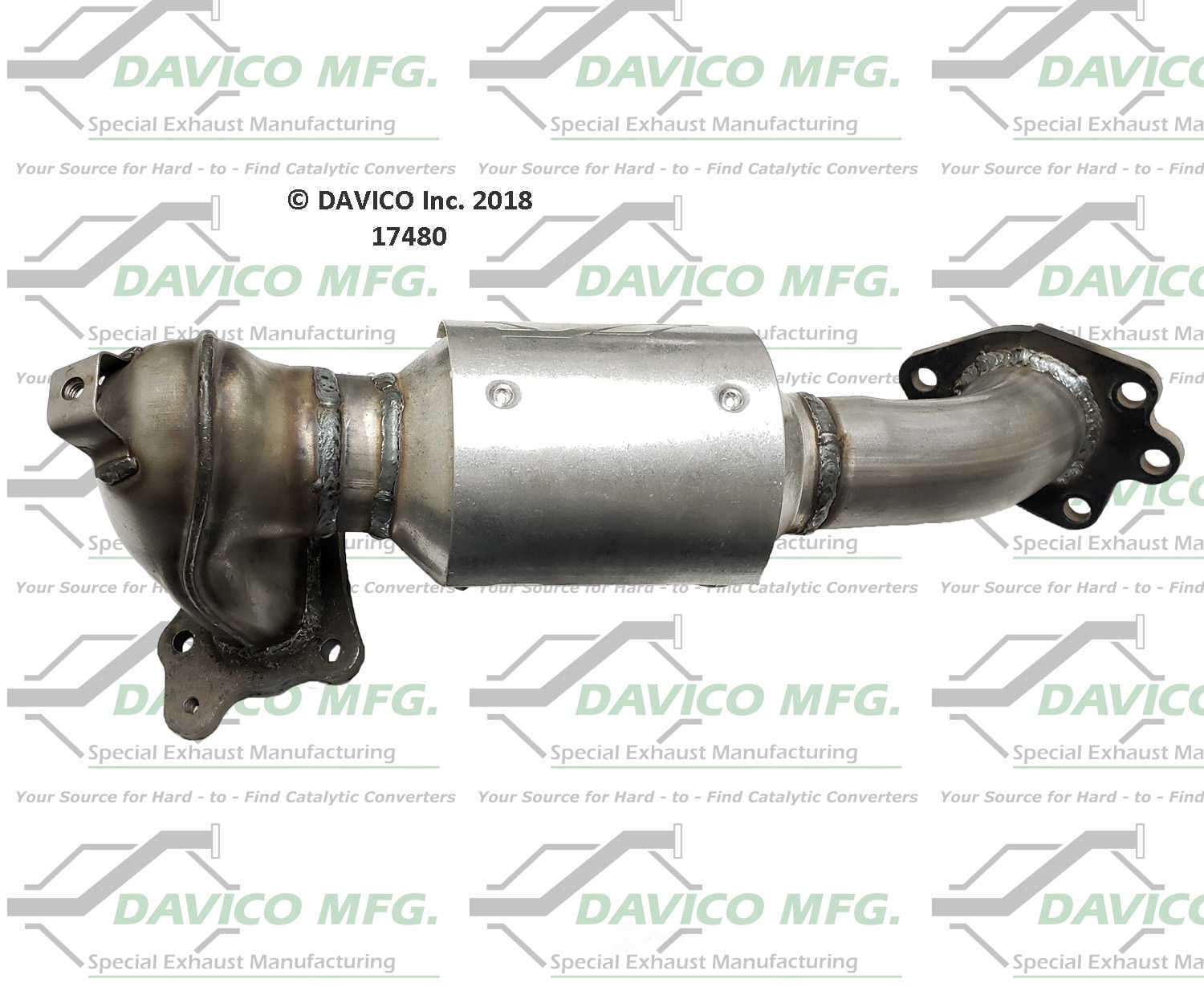 Davico Mfg 17480 Direct-Fit Catalytic Converter