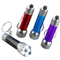 thumbnail image 2 of Mini llavero con linterna LED, mini linterna de bolsillo de plástico de 2,5 pulgadas, llavero LED de 5 bombillas para camping, niños, regalos de fiesta, regalos, premios, tamaño de bolsillo, paquete de 12 colores surtidos Ormromra JQFLD140, 2 of 8