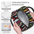 thumbnail image 3 of Rateoe Colorful Fishing Lures Pattern Lunch Bag Women, Lunch Box, Lunch Bag, Small Leakproof Lunch Tote Large Capacity Reusable Insulated Cooler Lunch Container, 3 of 6
