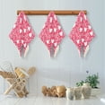 thumbnail image 5 of Haosy 6 Packs Kitchen Dish Towels Soft Absorbent Red Doodled Hearts Dish Cloths 11"x11", 5 of 9