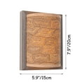 thumbnail image 3 of Kiven Battery Operated Wall Sconces with Remote Control,3 Colors Changing,Rechargeable Wall Sconces,Set of 2 Dimmable Wall Lighting for Wall Decor, Fabric Home Decor, 3 of 7