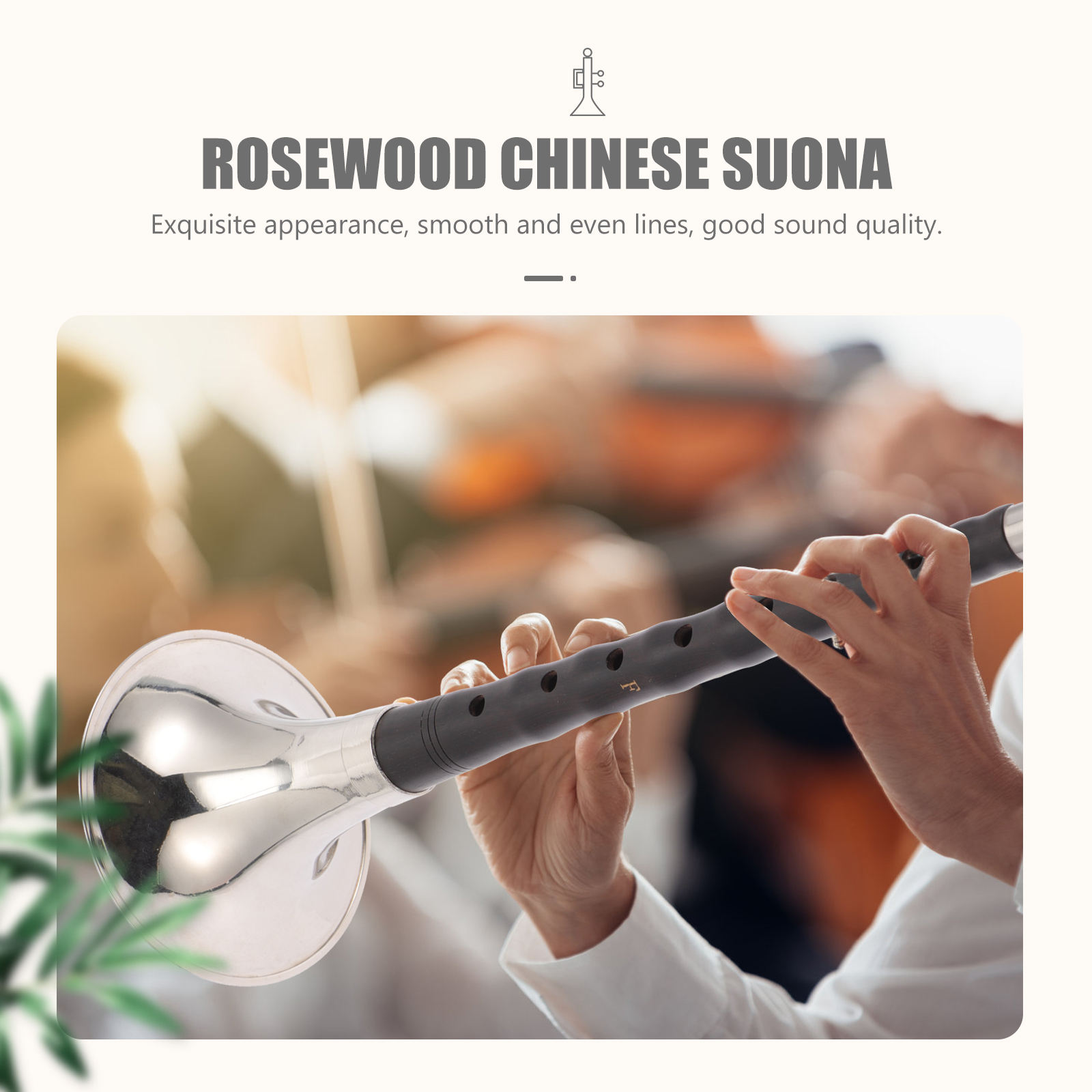 LOLIPPYY Chinese Wind Instrument Set for Professionals, Ethnic Traditional Musical Instrument with Assorted Colors