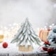 thumbnail image 1 of Árbol de Navidad pequeño, mini árbol de Navidad, mini pino, cepillo para botellas, árbol artificial con base de madera para decoración de mesa, 1 of 7