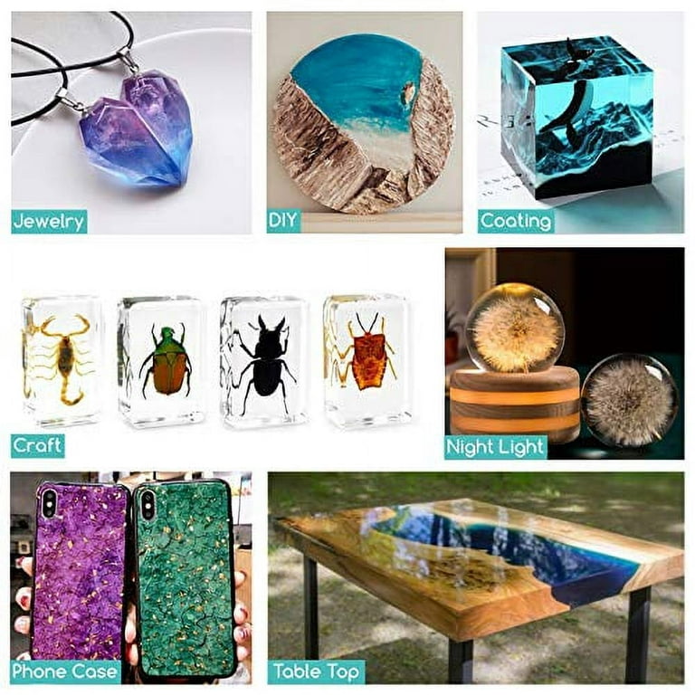 Epoxy Resin Crystal Clear Jewelry Diy Art Crafts Cast - Temu