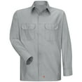 thumbnail image 2 of Red Kap Men's Long Sleeve Solid Ripstop Shirt, 2 of 4