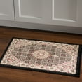 thumbnail image 2 of Linon Elegance Flowers & Plants Transitional Area Rug, Black, 2' x 3', 2 of 3