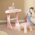 thumbnail image 2 of Gymax Electronic Kids Piano Toy 37 Keys Piano Keyboard w/ Detachable Legs Stool, 2 of 10