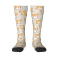 thumbnail image 1 of Balery Corgi Dog Calcetines novedosos Calcetines deportivos Calcetines hasta la rodilla Calcetines de algodón Calcetines originales y geniales, 1 of 6