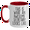 White/Red, variant on Secretary's Proud Funny Two Tone Coffee Mug Graduation Gift Ideas for Secretary from Friends