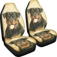 thumbnail image 3 of Xoenoiee Rottweiler Dog Print Car Seat Covers Set of 2 High Back Vehicle Seat Protector Front Seats Covers Stretchy Breathable Bucket Seat Cover, 3 of 6