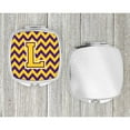 thumbnail image 4 of Letter L Chevron Purple and Gold Compact Mirror CJ1041-LSCM, 4 of 4