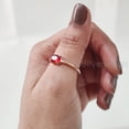 thumbnail image 5 of Natural Ruby Ring, 925 Sterling Silver Ring, Womens Ring, AAA Ruby Ring, July Birthstone, Christmas, Thanksgiving, Tiny Dainty Ring, Handmade, Statement Jewelry, Stacking Ring, 5 of 6