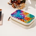 thumbnail image 7 of tie dye Velvet Portable Decorative Box with Removable Compartment - Jewelry Stand, Necklace Organizer, and Gift, 7 of 7