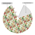 thumbnail image 2 of Lsque Mushrooms Gnomes Print Christmas Tree Skirt, Tree Skirt with Ties or Velcro, Perfect for Holiday Decorations, Halloween, and New Year-48", 2 of 7