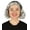 Dark Grey, variant on Teen Witch | Blonde Wavy Bob with Black Head Ribbon | Premium Halloween Wig