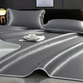 thumbnail image 5 of PRINxy Summer Sleeping Mat,Foldable Rattan Summer Sleeping Mat,Cool Mat for Cooler Bed In Home School Dormitories (（S）35 4X78 7In,（M）47 2X78 7In,（L）70 9X78 7In) Gray S, 5 of 7