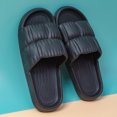 thumbnail image 1 of Zapatillas de mujer con suela blanda y degradado de estrella, sandalias de plataforma gruesas para playa de verano, zapatillas de mujer Eva para el hogar, chanclas para mujer, 1 of 4