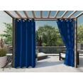 thumbnail image 4 of Covermates Curtain - Weather Resistant, Grommets, Weighted Hem for Security, LuxeGuard Collection, Royal Blue, 4 of 8