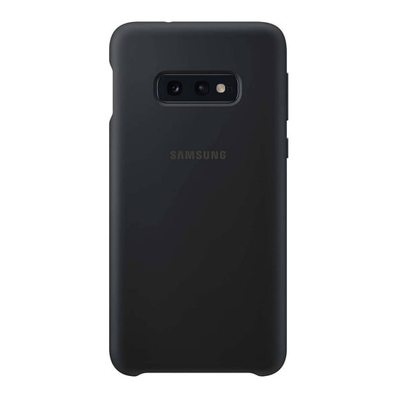 Samsung Silicone Cover EF-PG970 - Back cover for cell phone - silicone - black - for Galaxy S10e, S10e (Unlocked), S10e Enterprise Edition