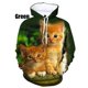 thumbnail image 3 of Sudadera con capucha con estampado de gato para hombre y mujer, ropa con estampado de gatos kawaii en 3D, divertida, estilo Harajuku, Y2K, 3 of 5