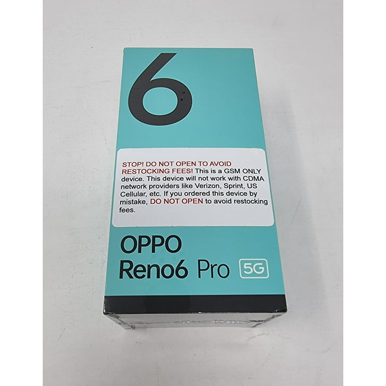 OPPO Reno 6 PRO CPH2247 256GB 12GB RAM International GSM Unlocked Artic Blue
