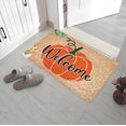 thumbnail image 5 of Holloyiver Halloween Area Rug Doormat, Pumpkin Welcome Decorative Floor Mat Non Slip Rubber Backing, Fall Halloween Thanksgiving Indoor Outdoor Entrance Mats Home Decor, 19.7 x 31.5 Inches, 5 of 6