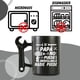 thumbnail image 5 of Taza de café Onebttl Spanish Dad de cerámica de 400 ml con mango de llave, 5 of 7