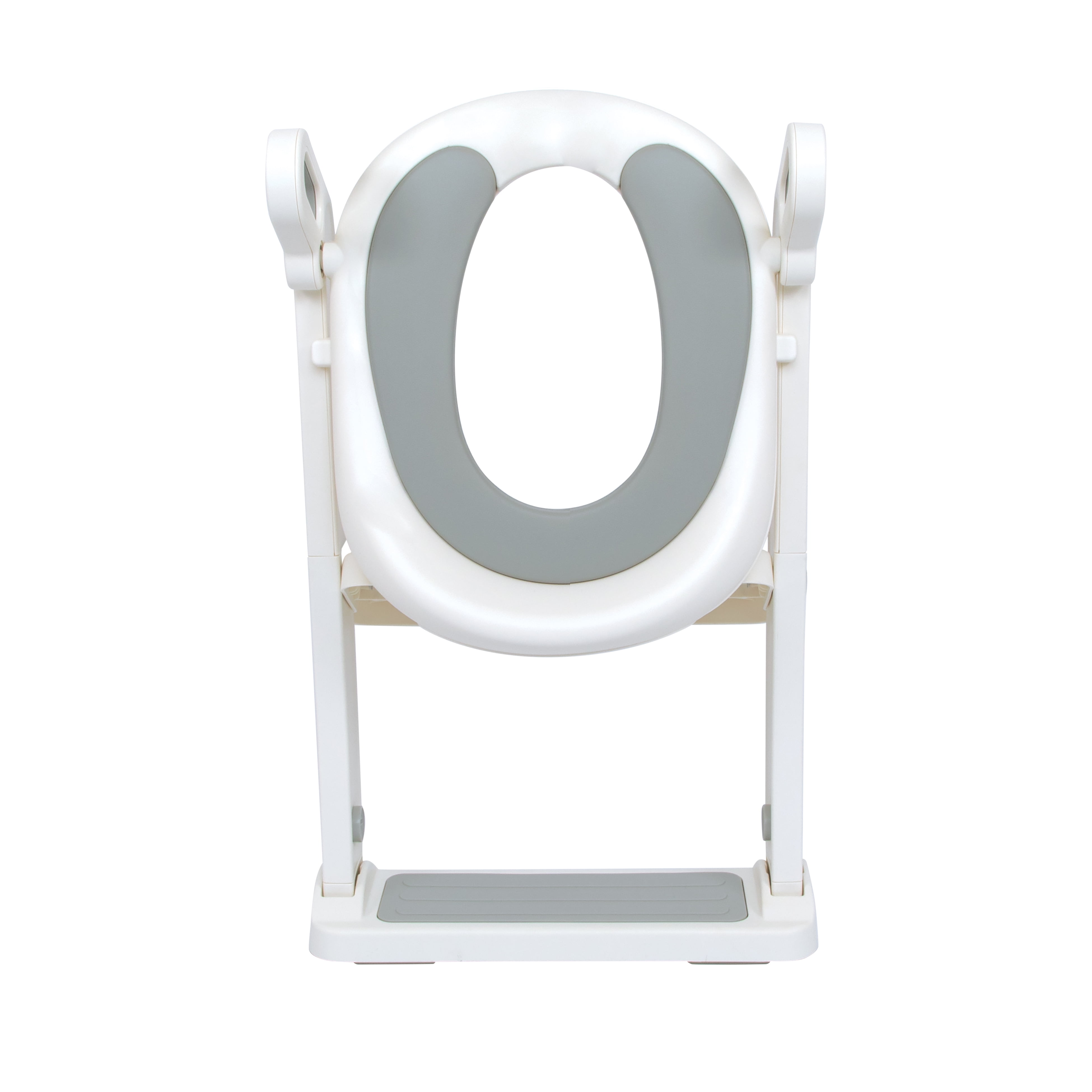 Nuby All-In-One Toilet Seat Topper with Step Ladder for Toddlers, White