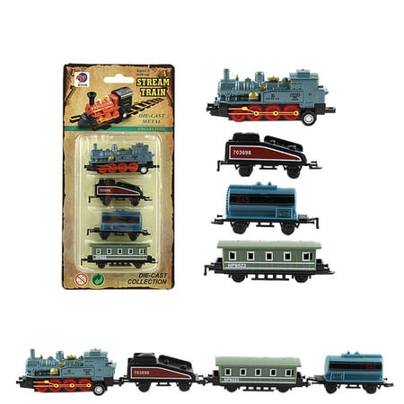 

Classical Alloy Retro Steam Simulated Joint Train Model Kid Child Toys Gifts New